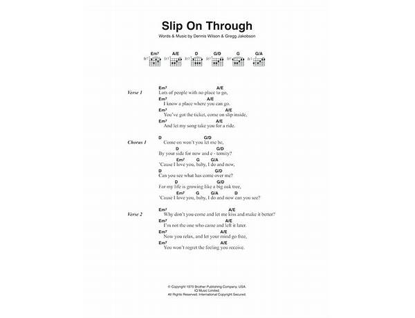 Slip en Lyrics [In June]