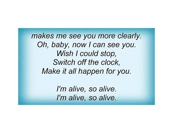 So Alive en Lyrics [Sage Chemutai]
