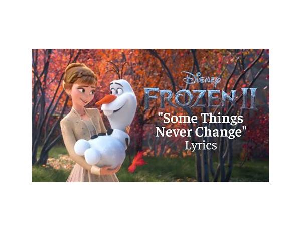Some Things Never Change - Frozen 2 - Piano Version en Lyrics [The Blue Notes (Piano)]
