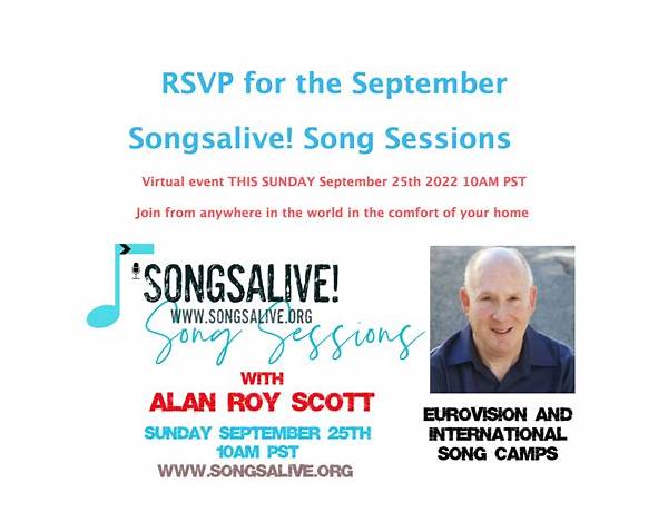 Songsalive! Songnotes January 2019