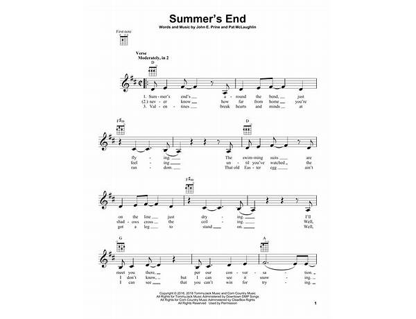 Soundtrack to the Summer en Lyrics [Ricky Ross]