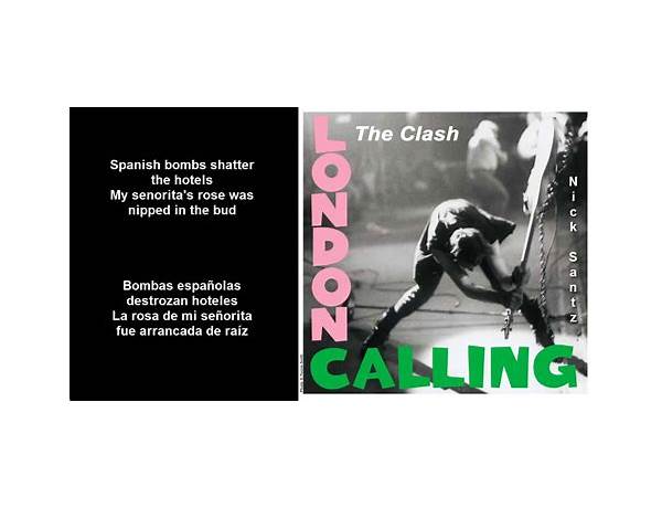 Spanish Bombs en Lyrics [The Clash]