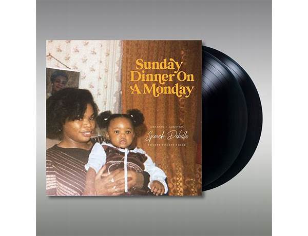 Speech Debelle – Sunday Dinner on a Monday 