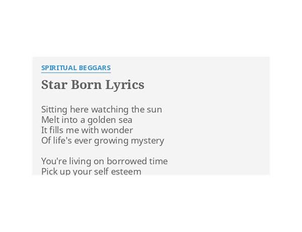 Star Born en Lyrics [The Vision Ablaze]