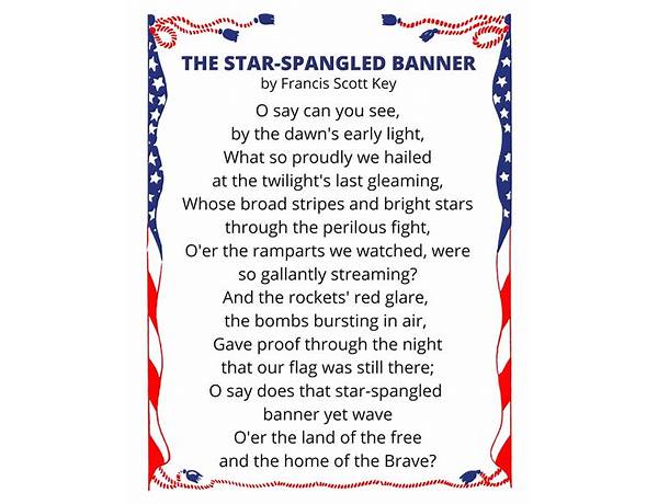 Star Spangled Banner en Lyrics [Joe Ferrari]