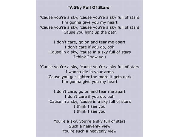 Stars en Lyrics [Lyrus]