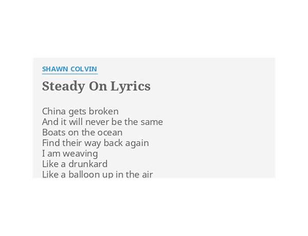 Steady en Lyrics [Les​z]