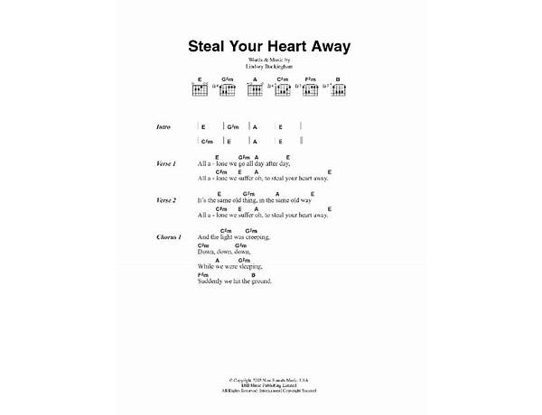 Steal Your Heart Away en Lyrics [Treat]