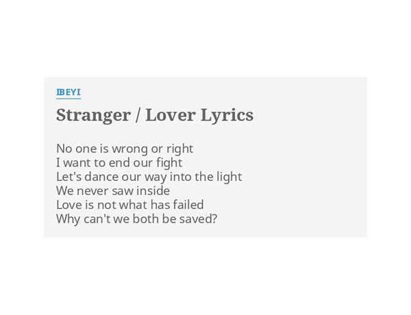 Stranger Lover en Lyrics [Ghostland Observatory]