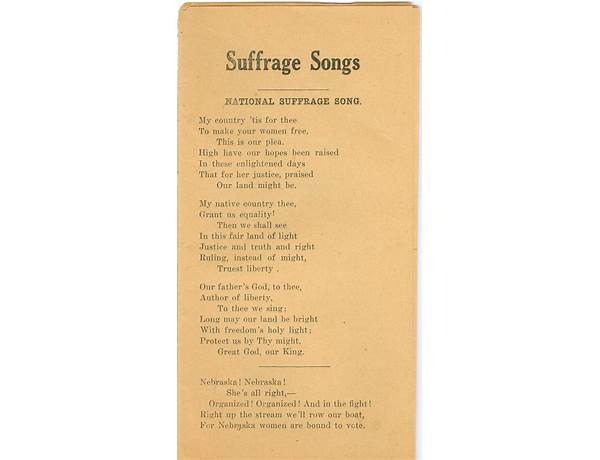 Suffrage en Lyrics [Katastrophy Wife]