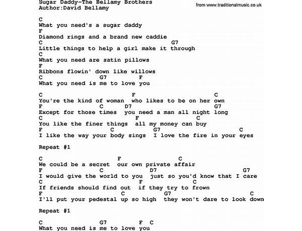 Sugar daddy - single version en Lyrics [The Jackson 5]