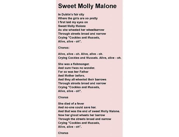 Sweet Mooly Malone en Lyrics [The Irish Rovers]