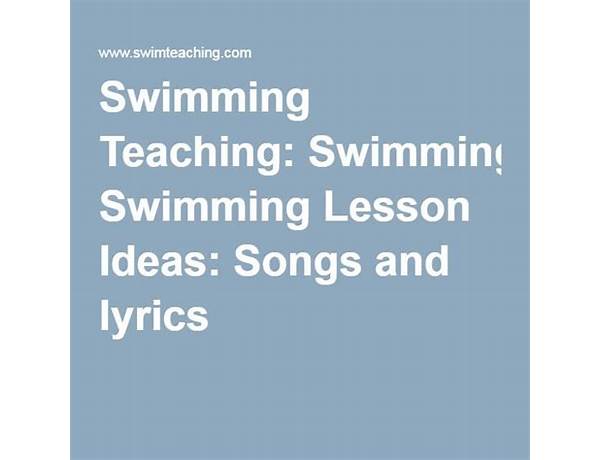 Swim en Lyrics [Frankenbok]