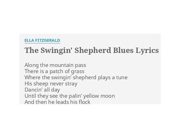 Swingin\' Shepherd Blues en Lyrics [Ella Fitzgerald]