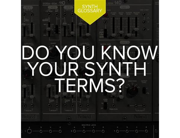 Synthesizer: Danja, musical term