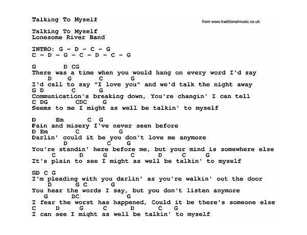 Talking to Myself en Lyrics [Felly]