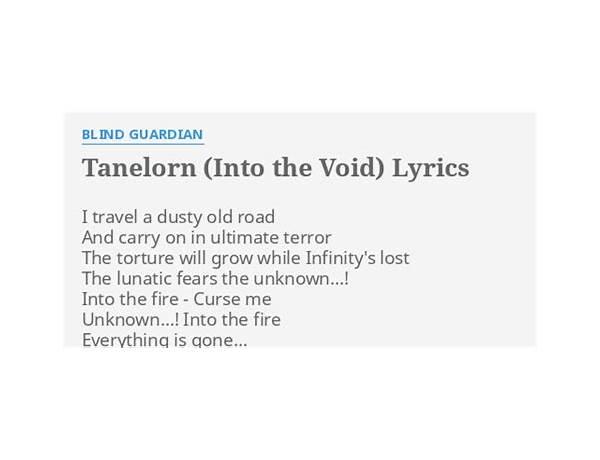 Tanelorn en Lyrics [Blind Guardian]