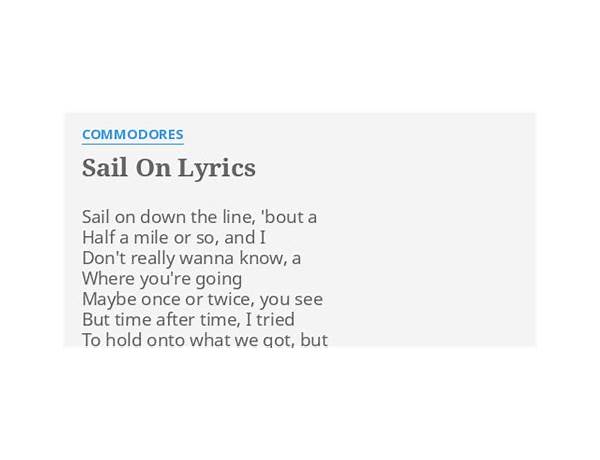 The Anchor and the Sail en Lyrics [Balloon Ride Fantasy]