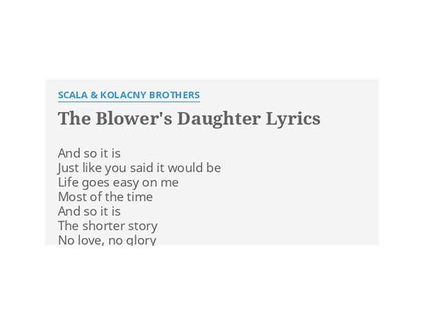 The Blower\'s Daughter en Lyrics [Scala & Kolacny Brothers]