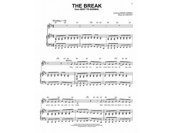 The Break en Lyrics [Alice Ripley]