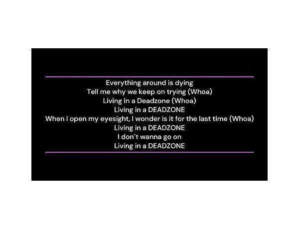 The Deadzone en Lyrics [Slaine]