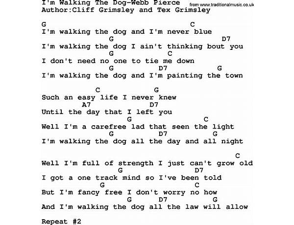 The Dog Song en Lyrics [Harry Belafonte]