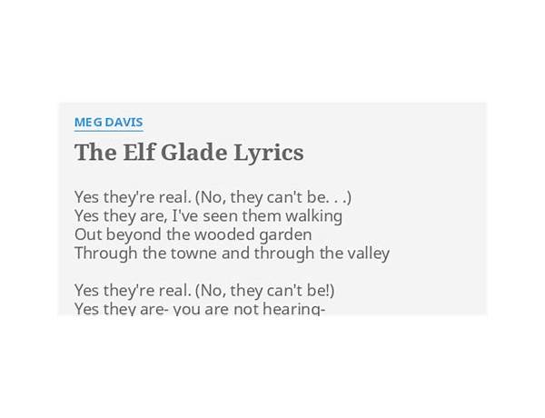 The Elf Glade en Lyrics [Meg Davis]