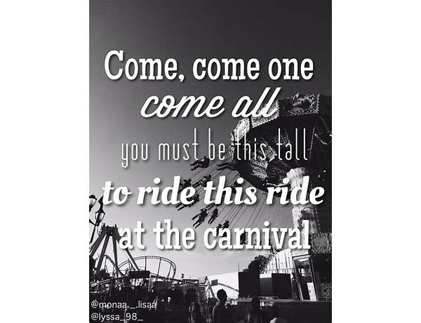 The End of the Carousel en Lyrics [Amyst]