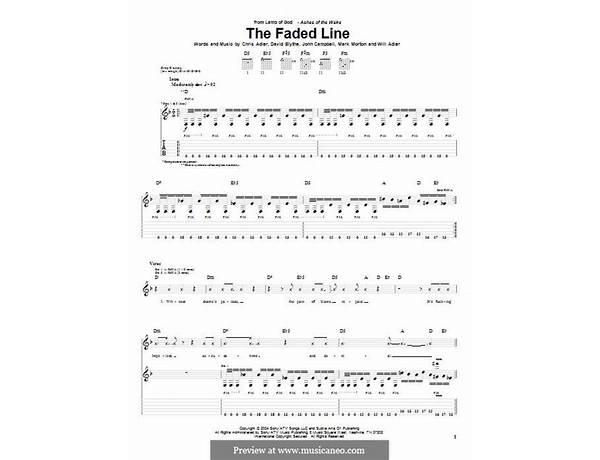 The Faded Line en Lyrics [Lamb of God]