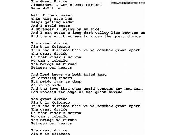 The Great Divide en Lyrics [Madina Lake]