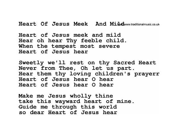 The Heart of Christ en Lyrics [Timothy Brindle]