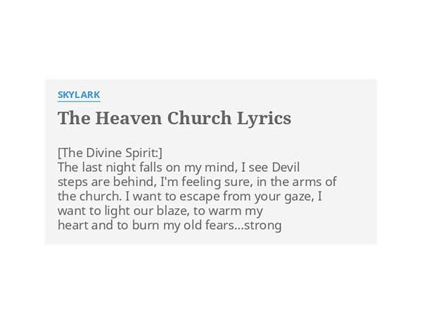 The Heaven Church en Lyrics [Skylark]