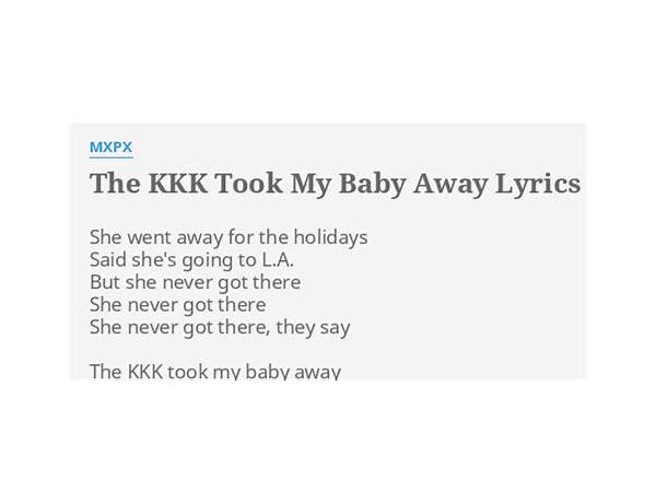 The KKK Took My Baby Away [Loco Live] en Lyrics [Ramones]