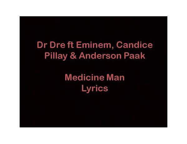 The Medicine en Lyrics [Wesley Rocco]