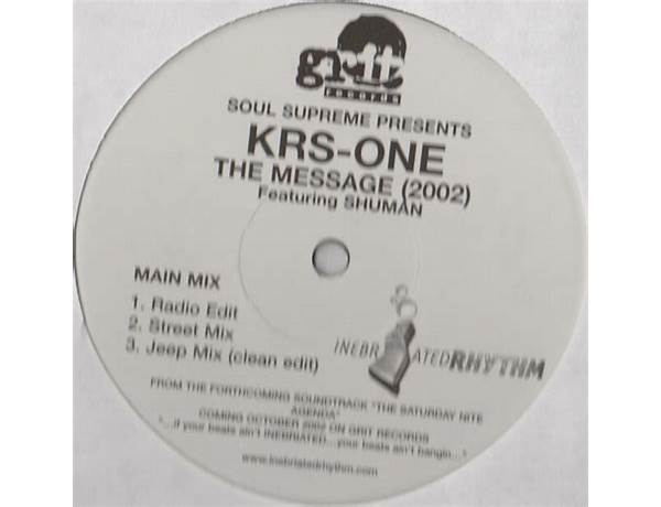 The Message 2002 en Lyrics [KRS-One]