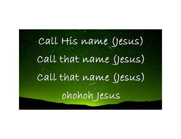 The Name of Jesus en Lyrics [Sinach]