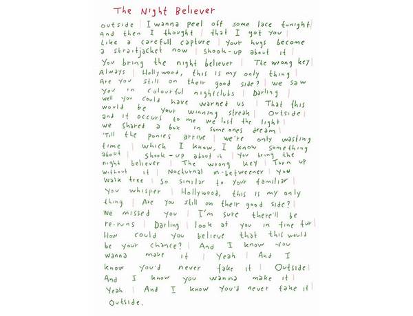 The Night Believer en Lyrics [Mew]