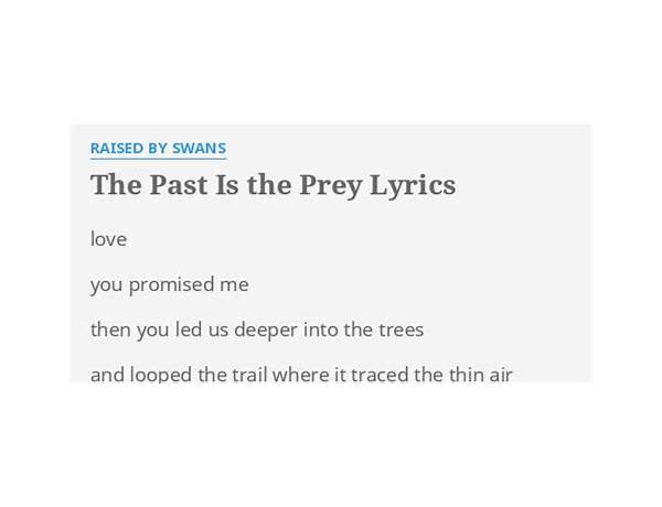 The Past Is The Prey en Lyrics [Raised By Swans]