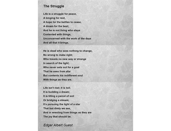 The Struggle en Lyrics [MasterJ]