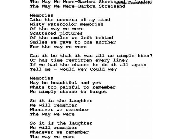 The Way en Lyrics [Ginger]