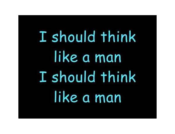 Think Like a Man en Lyrics [Orianthi]
