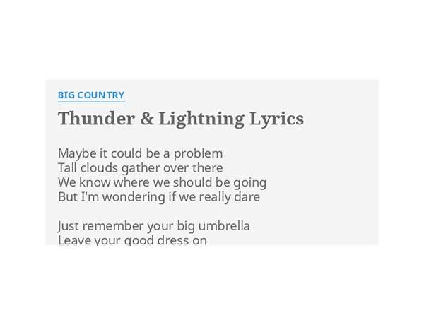 Thunder/Lighting en Lyrics [BROLY500!]