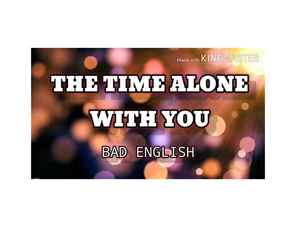 Time Alone en Lyrics [Hafto]