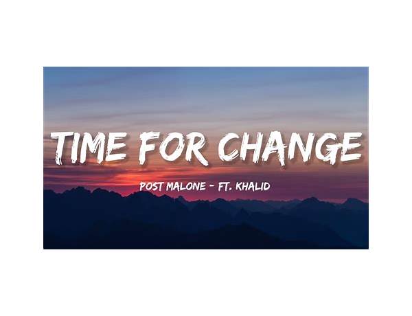 Time For Change en Lyrics [Seon]