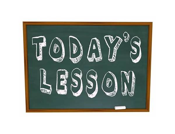 Today\'s Lesson en Lyrics [Dancing On Fire]