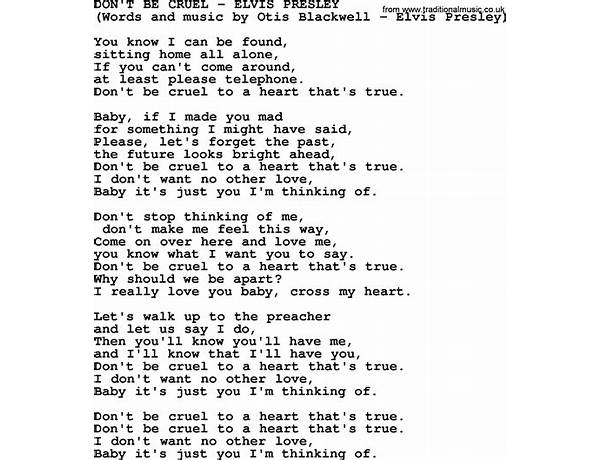 Too Cruel en Lyrics [Connie Dungs]