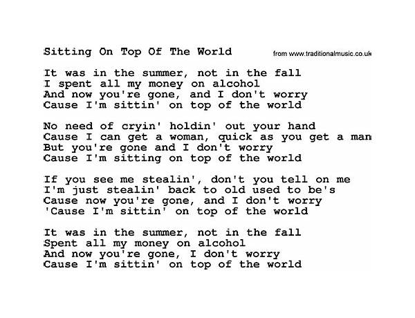 Top of the World en Lyrics [The Rascals]