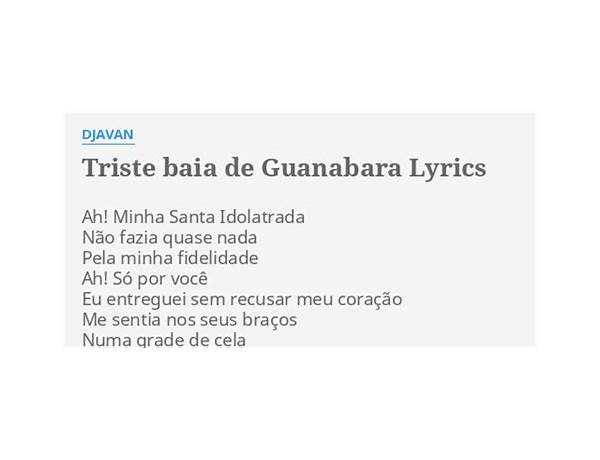 Triste Baía de Guanabara pt Lyrics [Djavan]