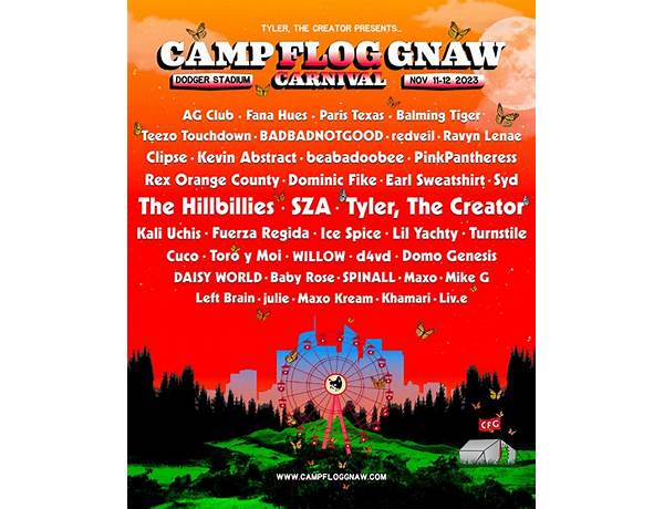 Tyler, The Creator Officially Announces Camp Flog Gnaw Carnival For 2023