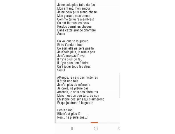 Un Matin Sans Soleil fr Lyrics [Acropola]